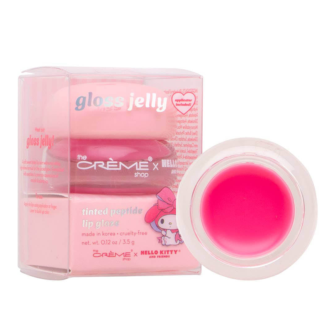 Gloss Jelly Tinted Peptide Lip Glaze - Bubblegum - The Creme Shop x Hello Kitty and Friends