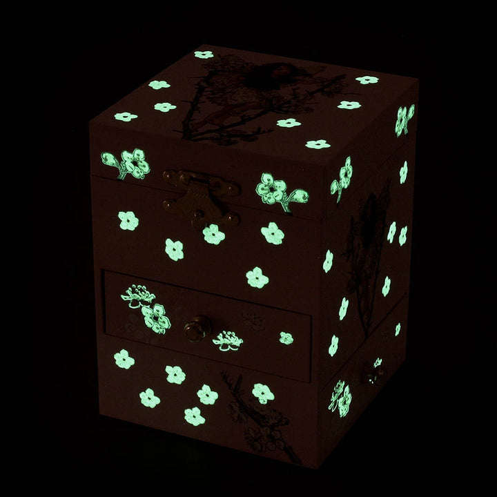 NEW Glow-in-the-Dark Music Box Cherry Blossom Fairy