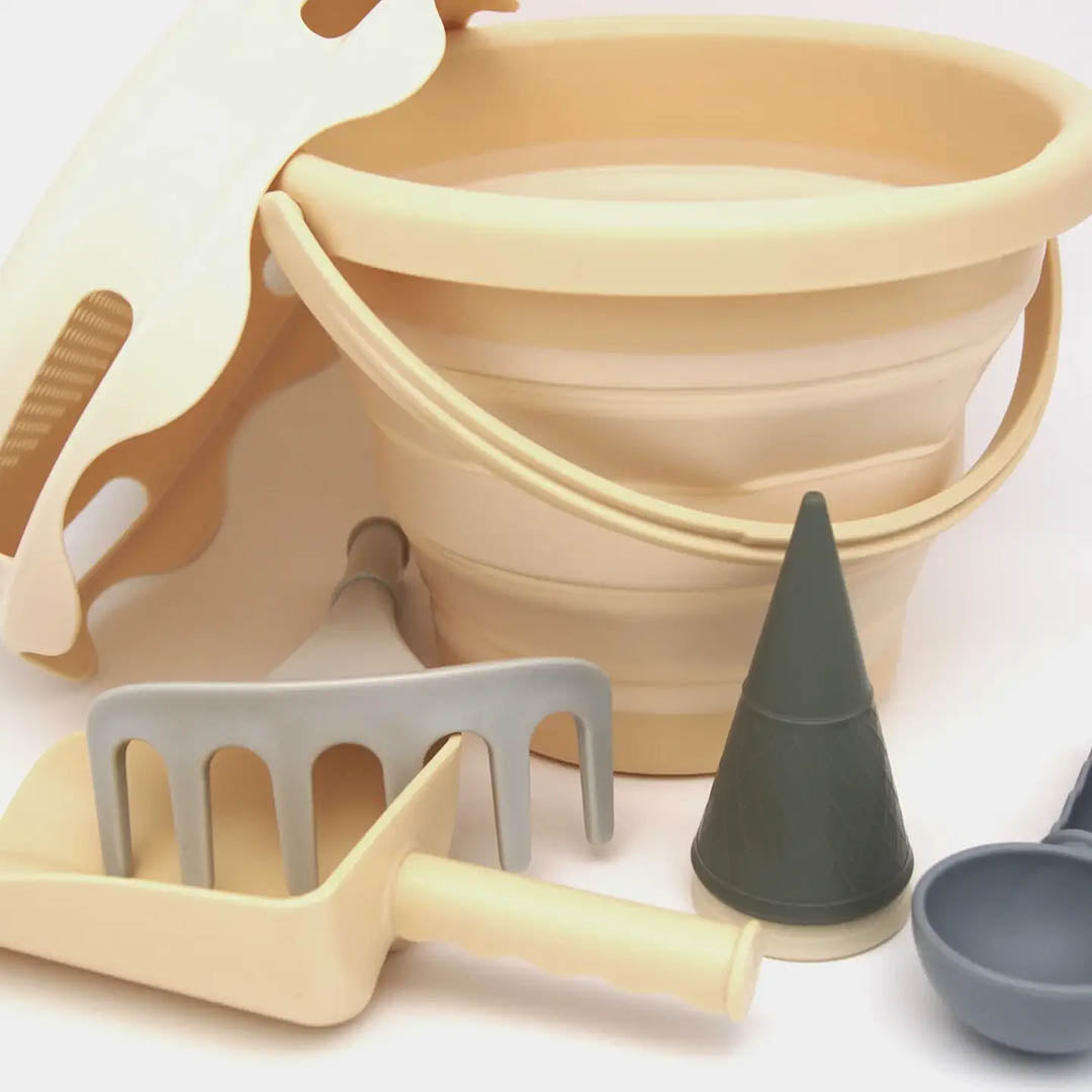 7in1 Sand Toys - Beige 7 Piece Set
