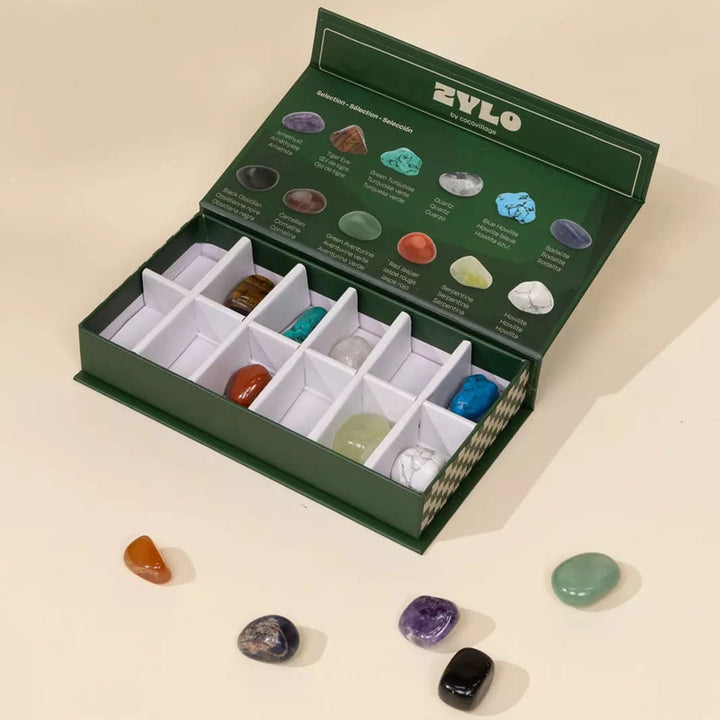 NEW Set of 12 Collectible Gemstones