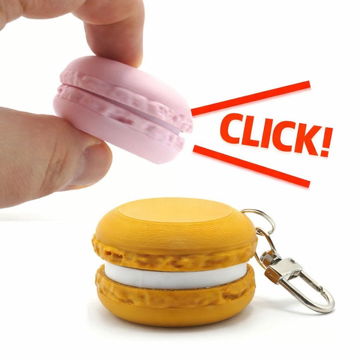 Macaron Clicker Keychain – Fidget Bag Charm