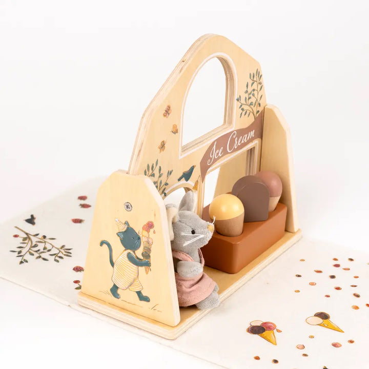 Mini Friends Ice Cream Shop Wooden Playset