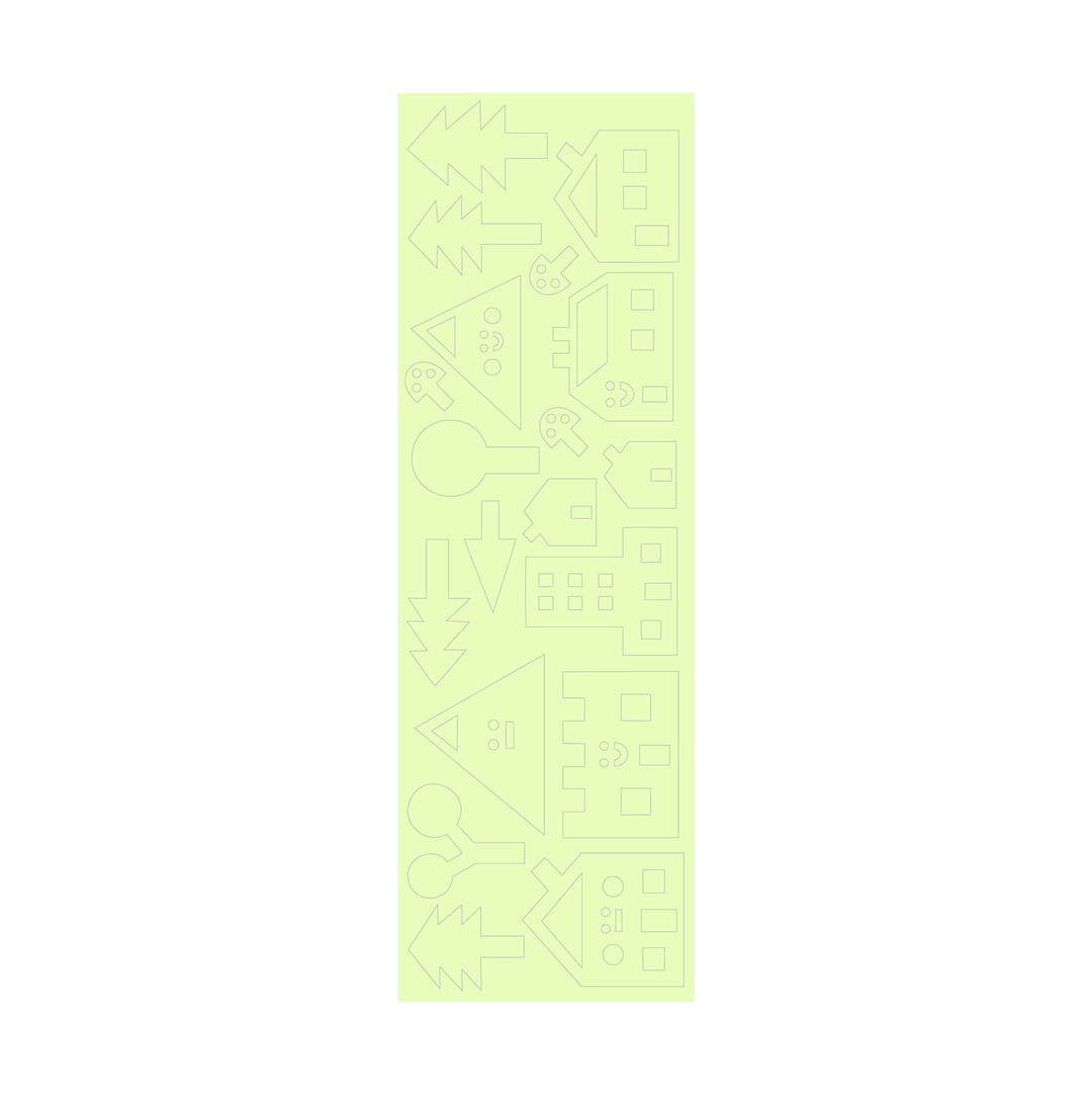 Japanese Glo Stickables Set- Our Town by Bianca Palazzi