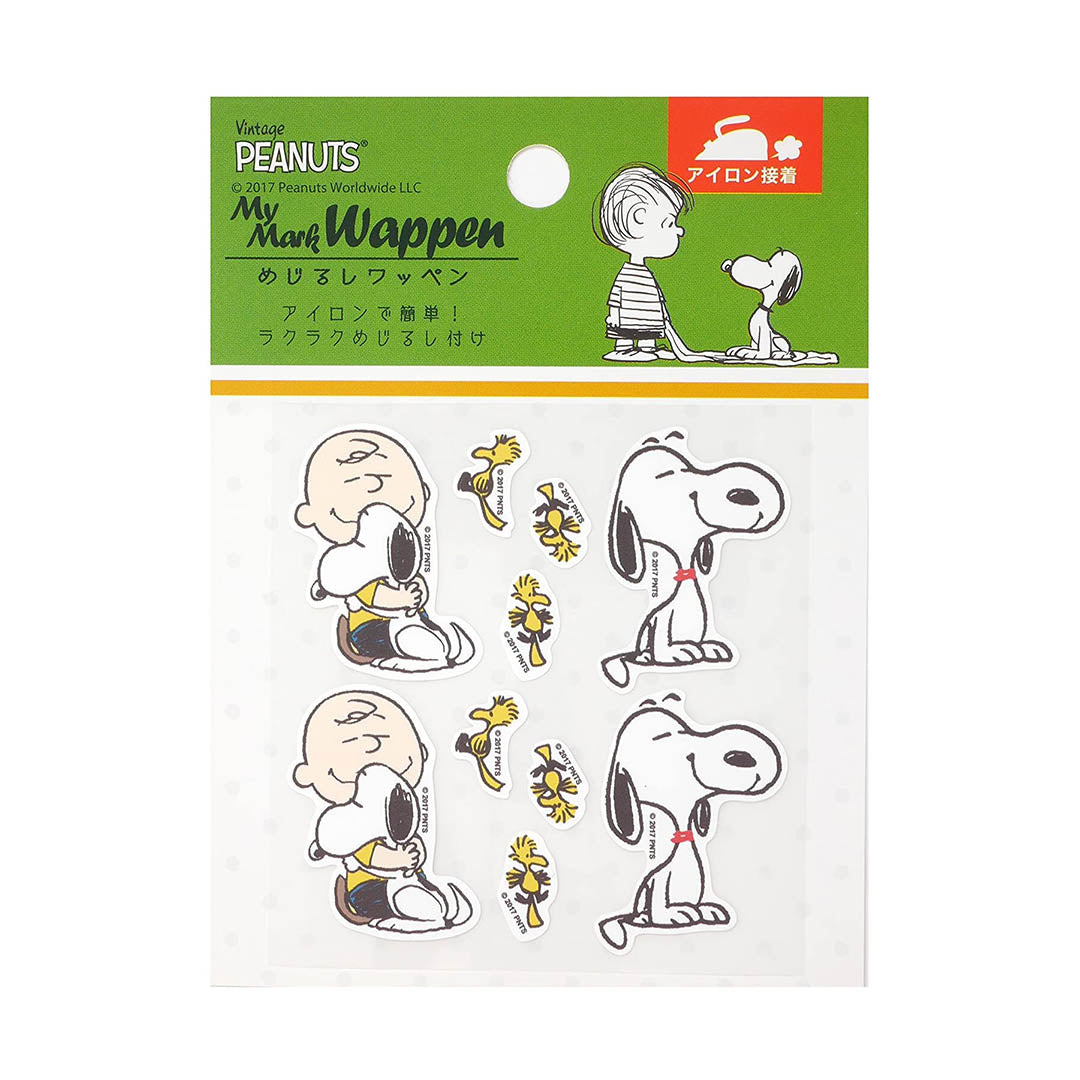 NEW Limited Vintage Snoopy & Charlie Brown Iron-on Patches