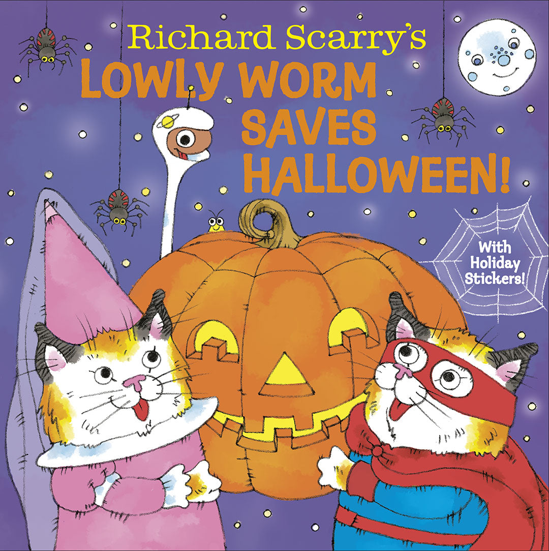 Richard Scarry's Lowly Worm Saves Halloween!  Book
