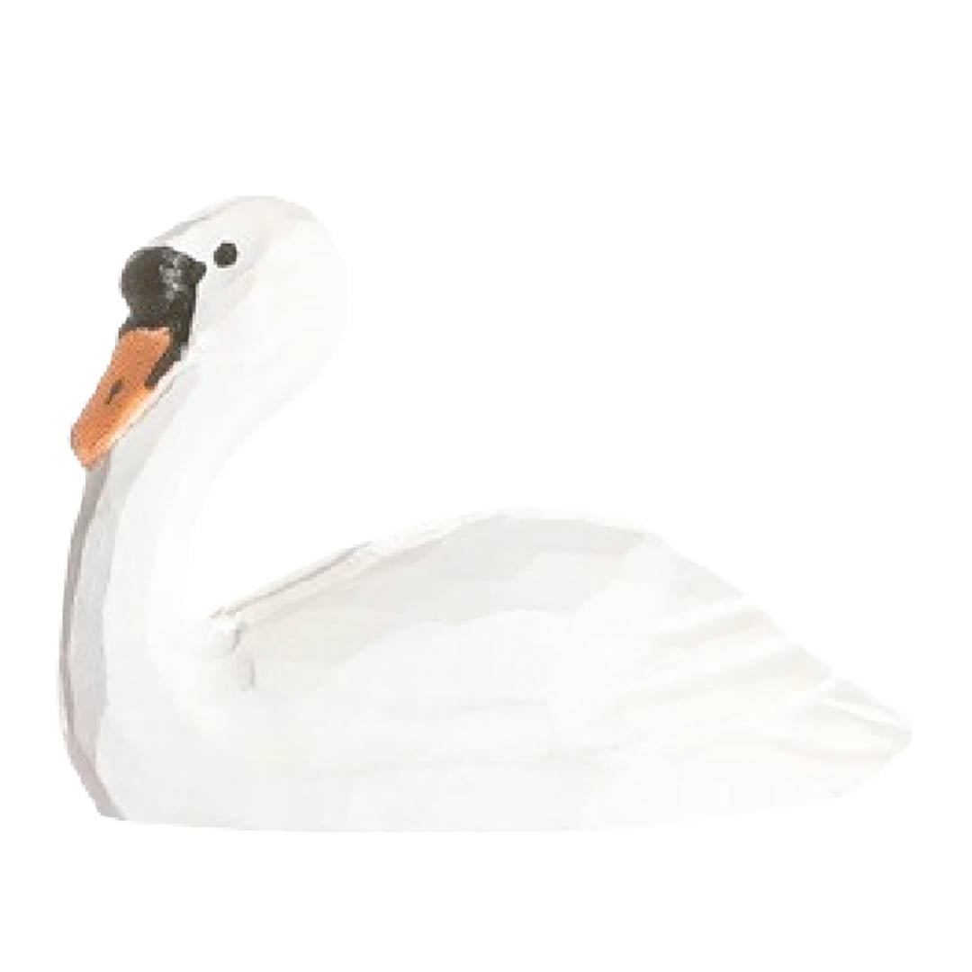 NEW Wooden Swan Animal Toy