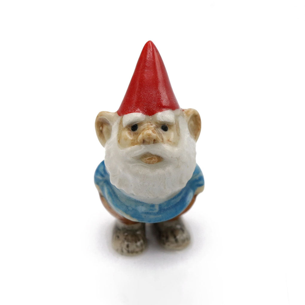 NEW Porcelain Miniature Treasure Figurine- Standing Gnome