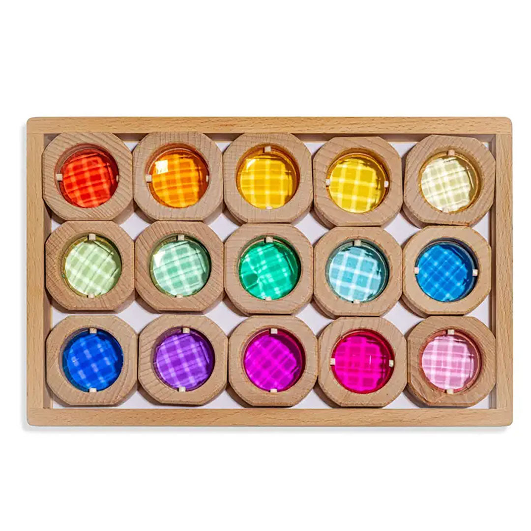Wooden Lottie Blocks
