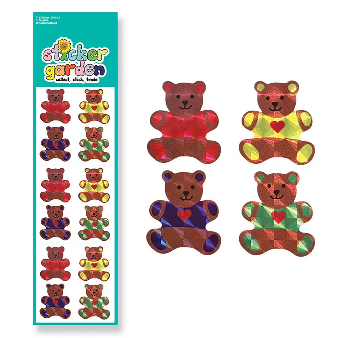 Prism Hug A Bear Vintage Inspired Stickers