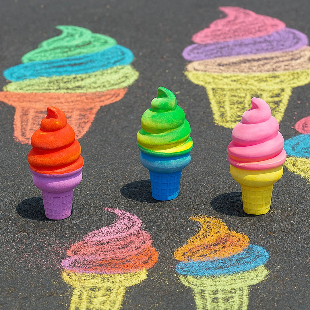 NEW Sidewalk Chalks - Ice Cream