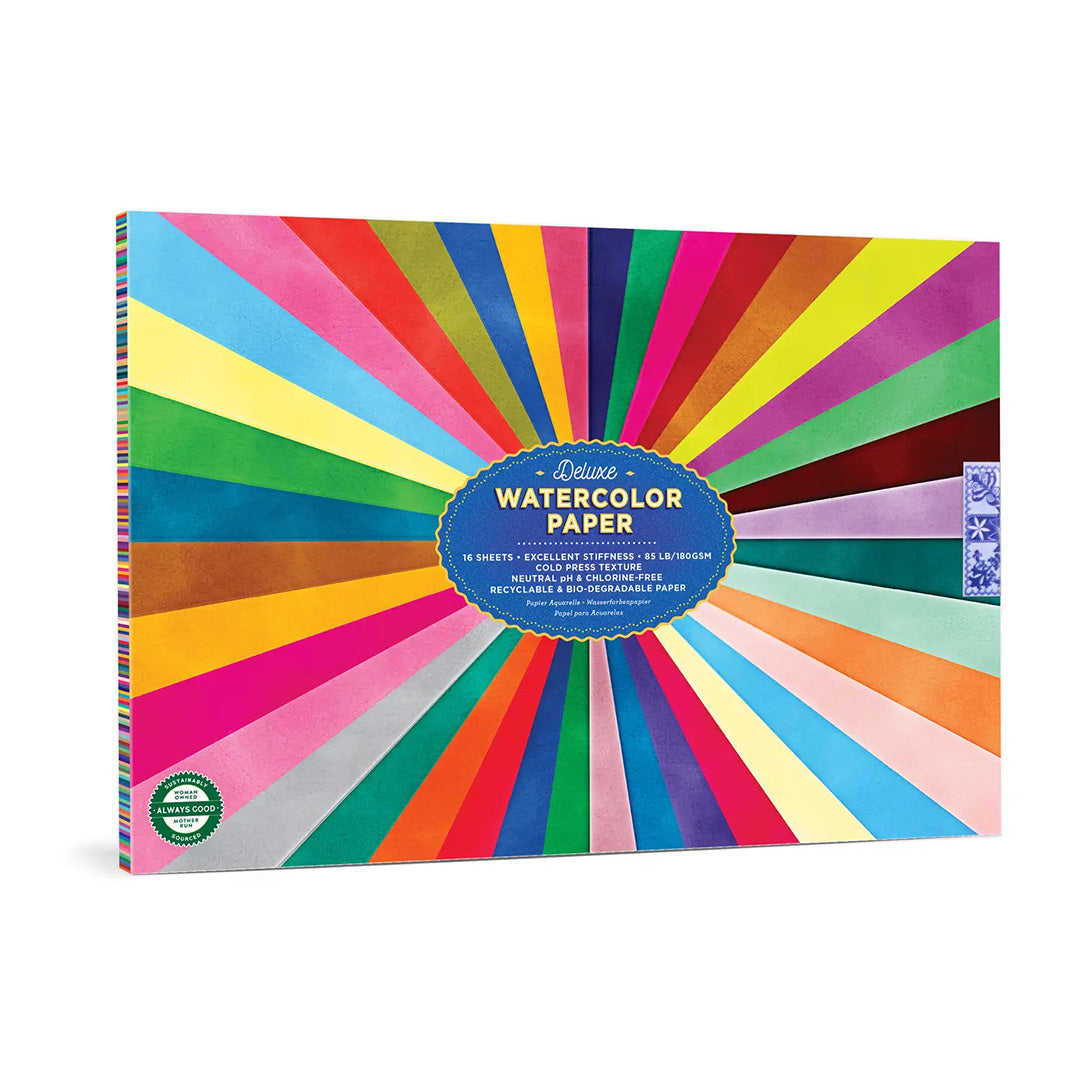 Watercolor Paper Pad- Rainbow