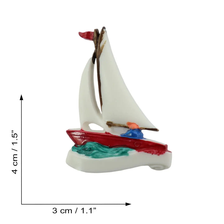 Retro Sailboat Pin