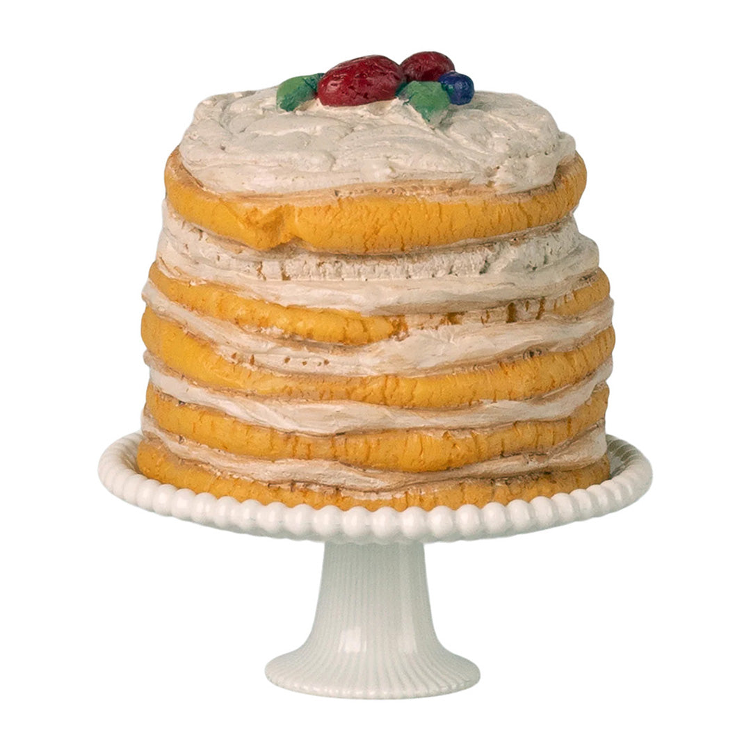 Party cake and cake stand, Mouse - Off white