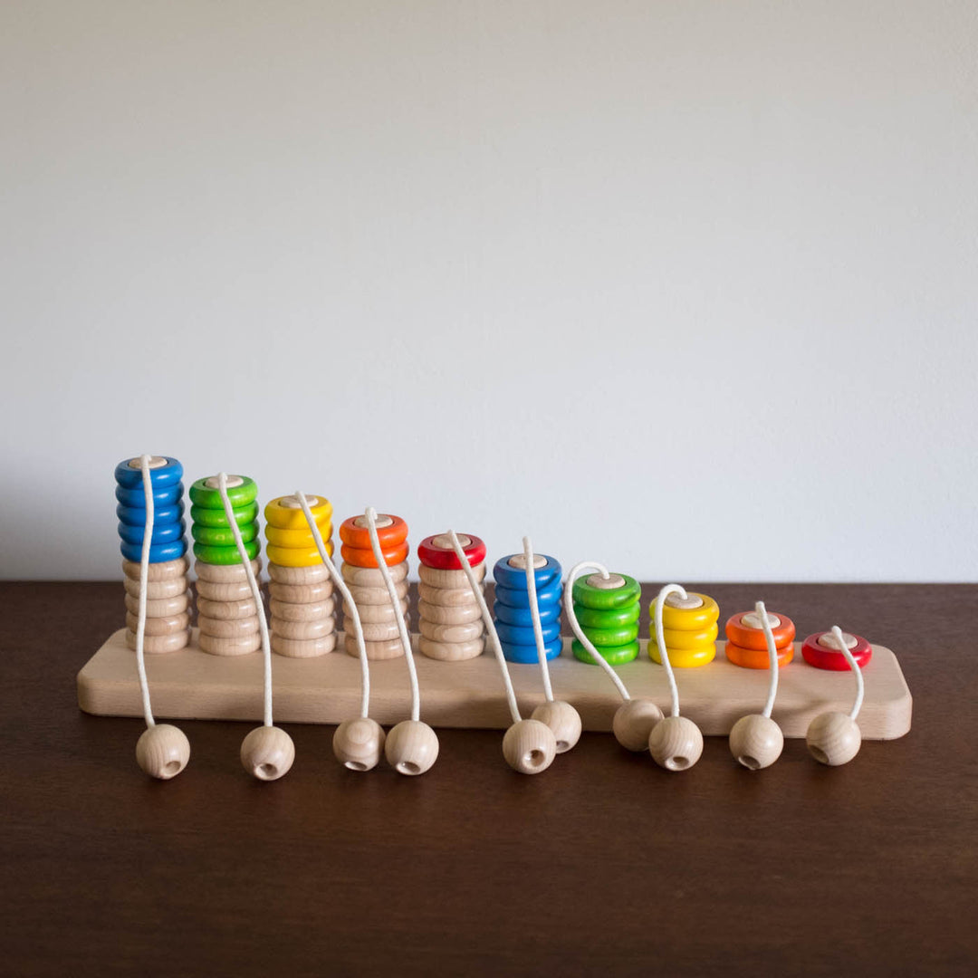 Wooden Rope Abacus