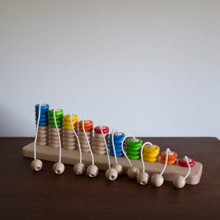 Wooden Rope Abacus