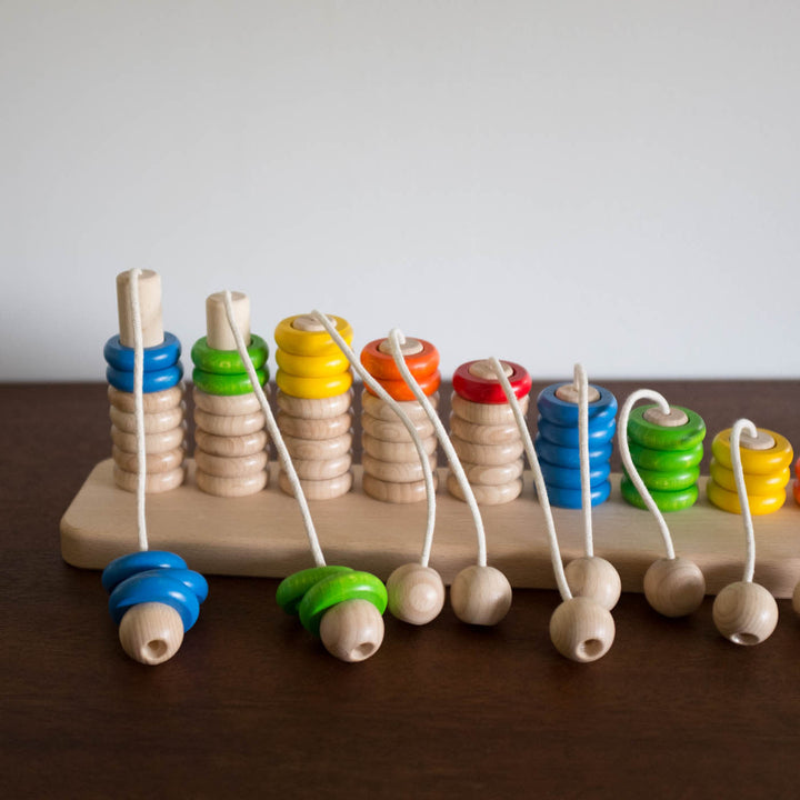 Wooden Rope Abacus