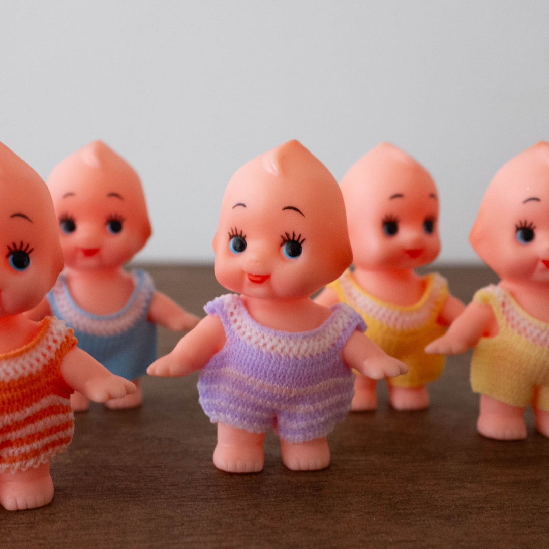 Kewpie Japanese Doll- Mini Kewpie with Knit Outfit