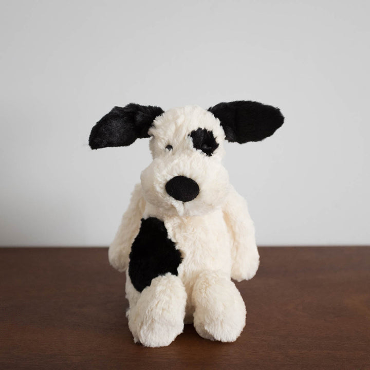 Bashful Rufferty Black & Cream Puppy Original (Medium)