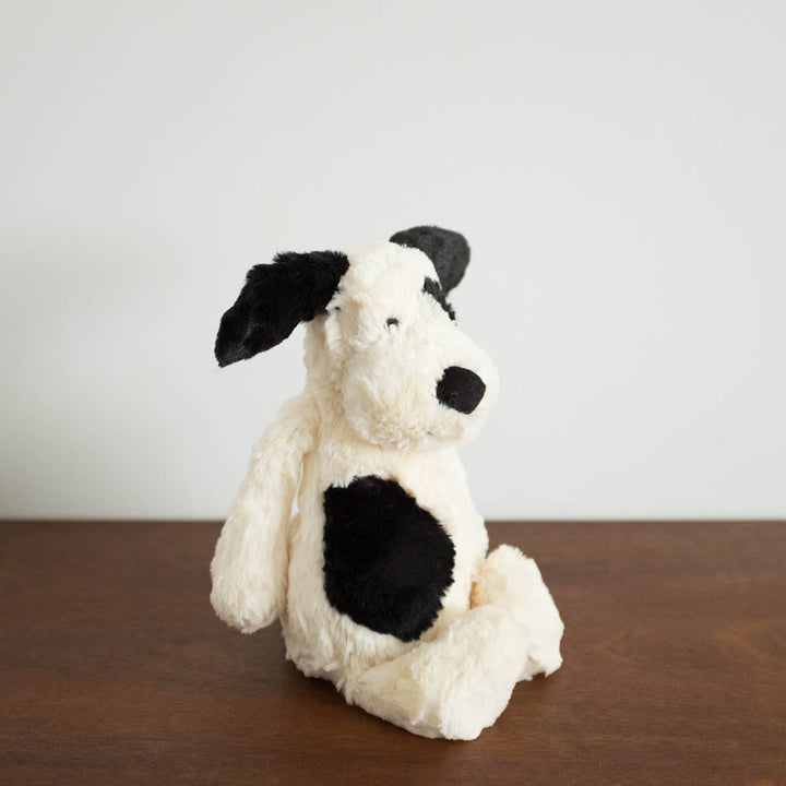 Bashful Rufferty Black & Cream Puppy Original (Medium)