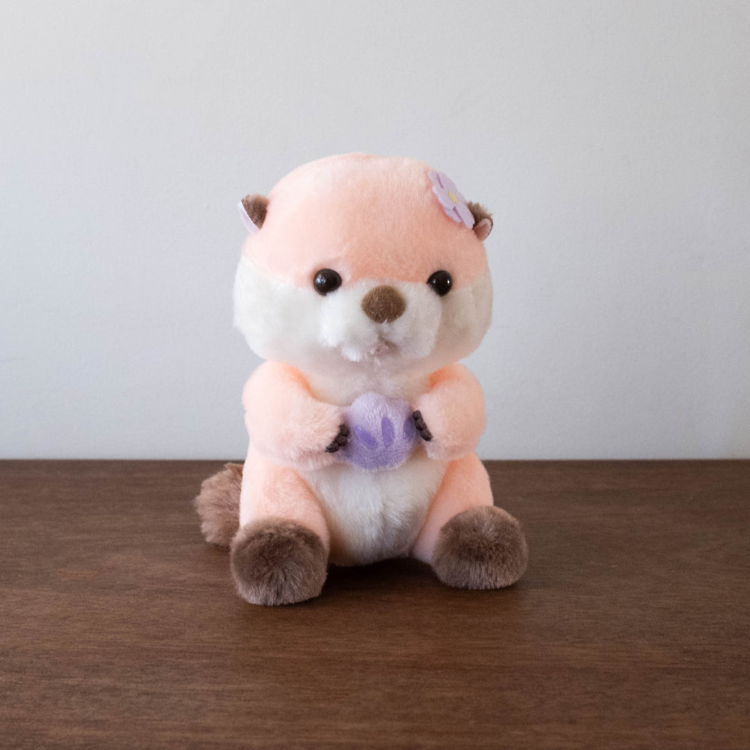 Kawaii Pink Otter Doll