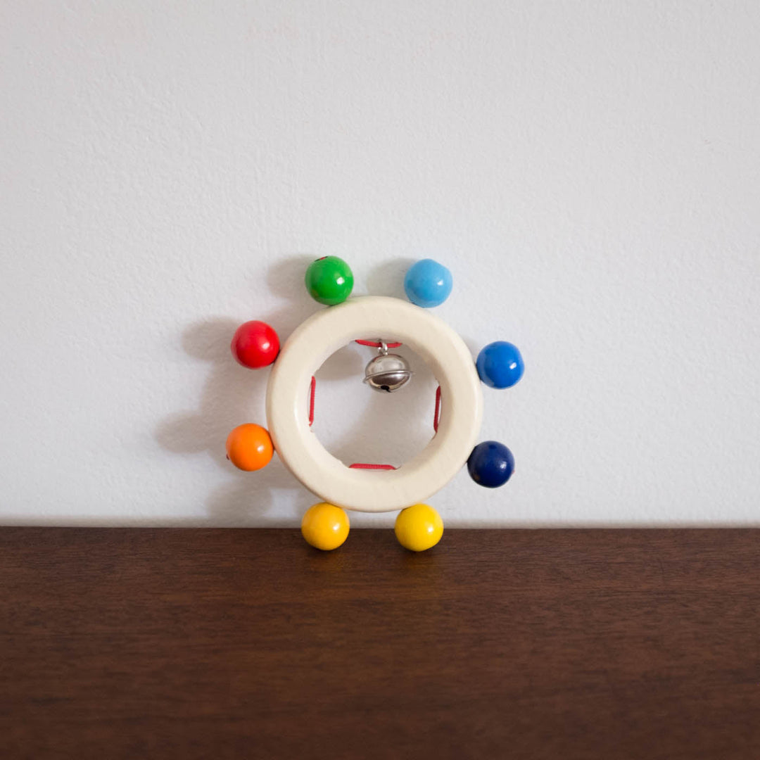Rainbow Bead Grasp Ring