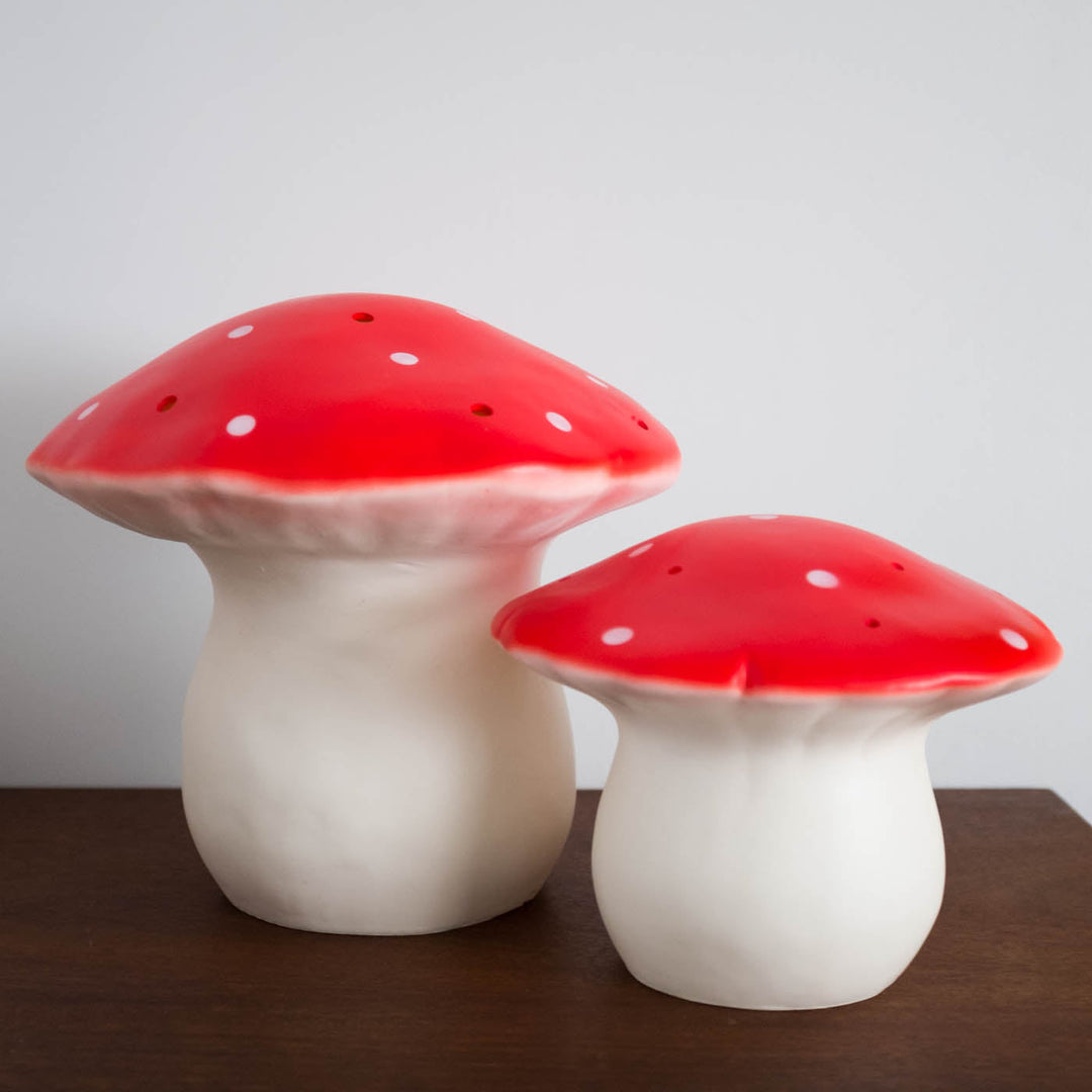Mini Mushroom Lamp- Red