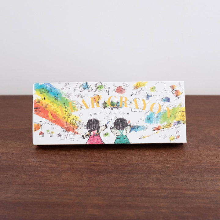 NEW Japanese Clear Crayons Set