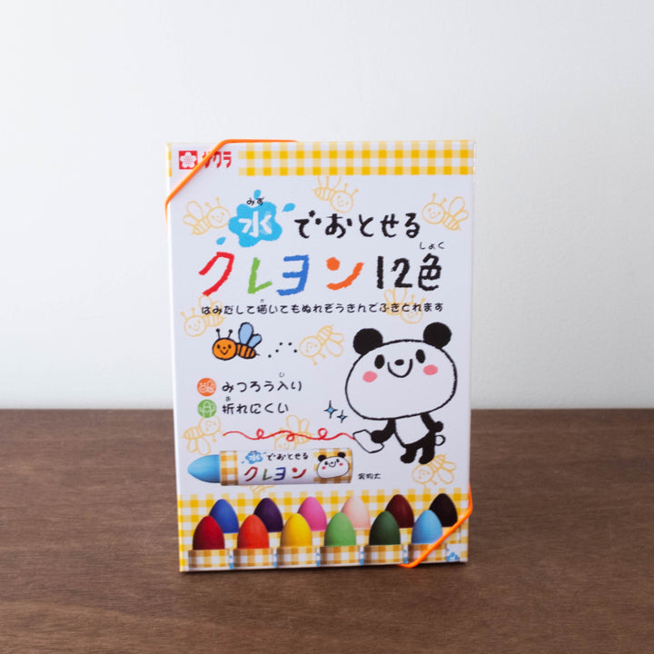 NEW Japanese Sakura Washable Craypas Tapered Crayons - Set of 12 Colors