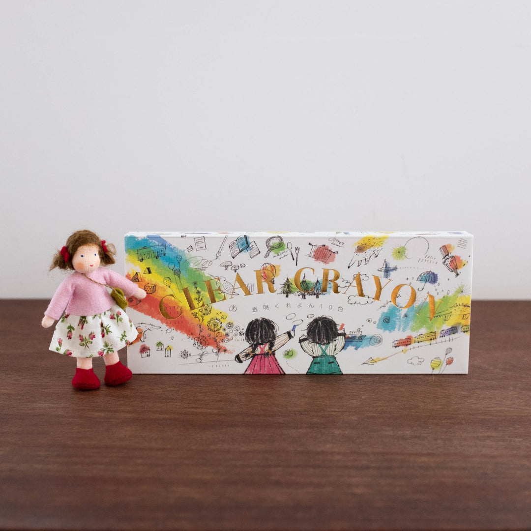 NEW Japanese Clear Crayons Set