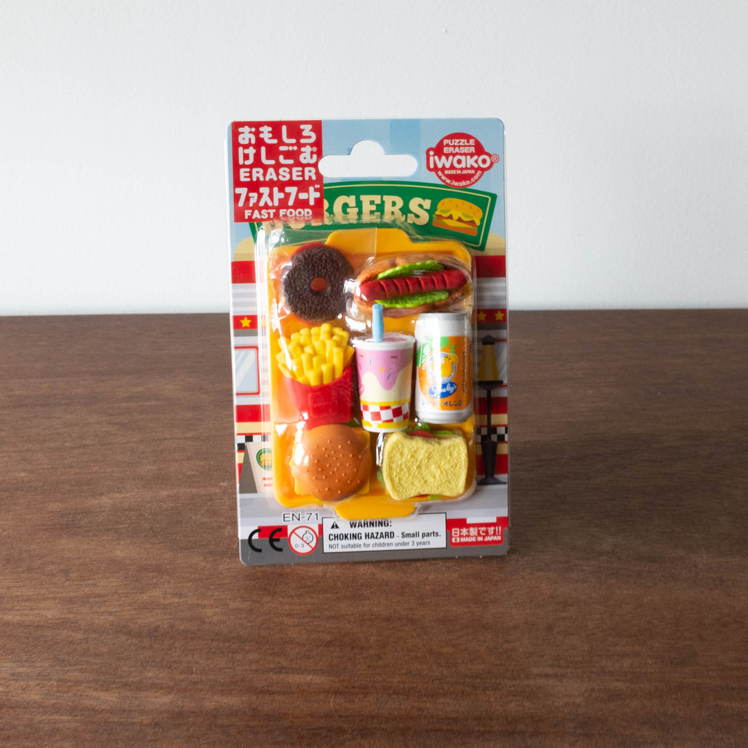 Japanese Erasers- Burger Shop