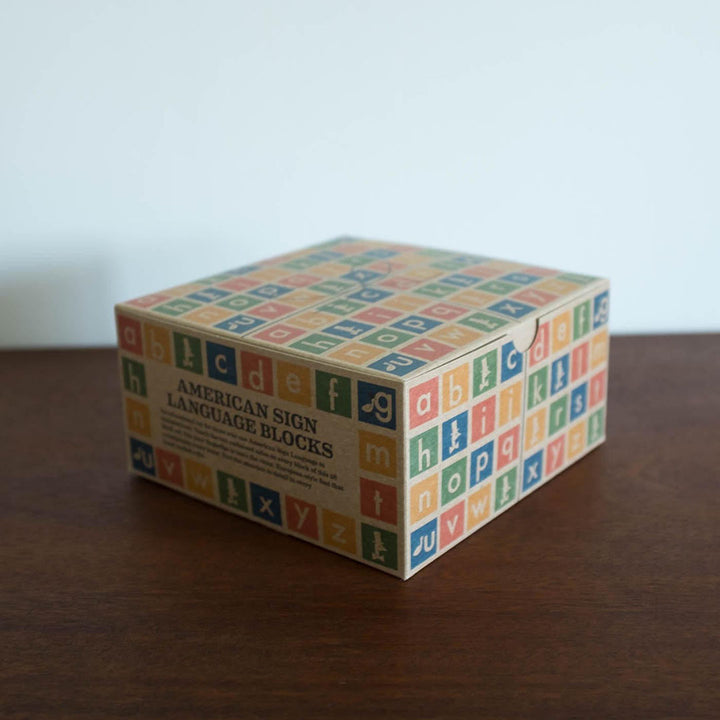 Sign Language ABC Blocks