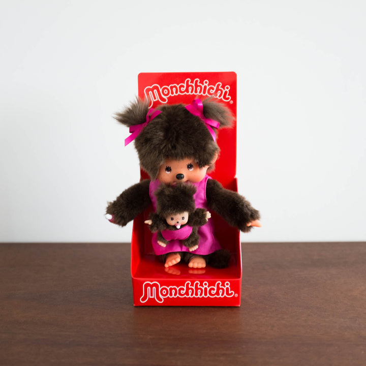 Monchhichi Mama and Baby Doll