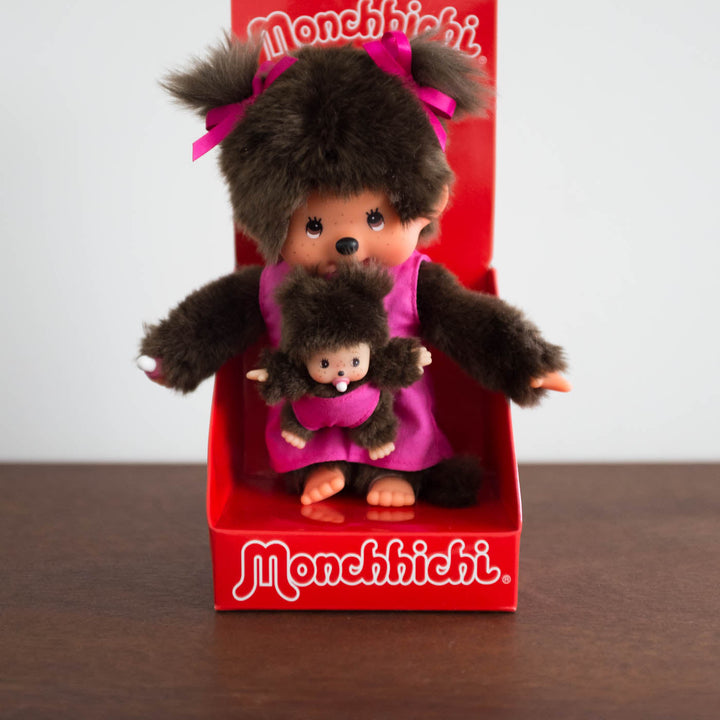 Monchhichi Mama and Baby Doll