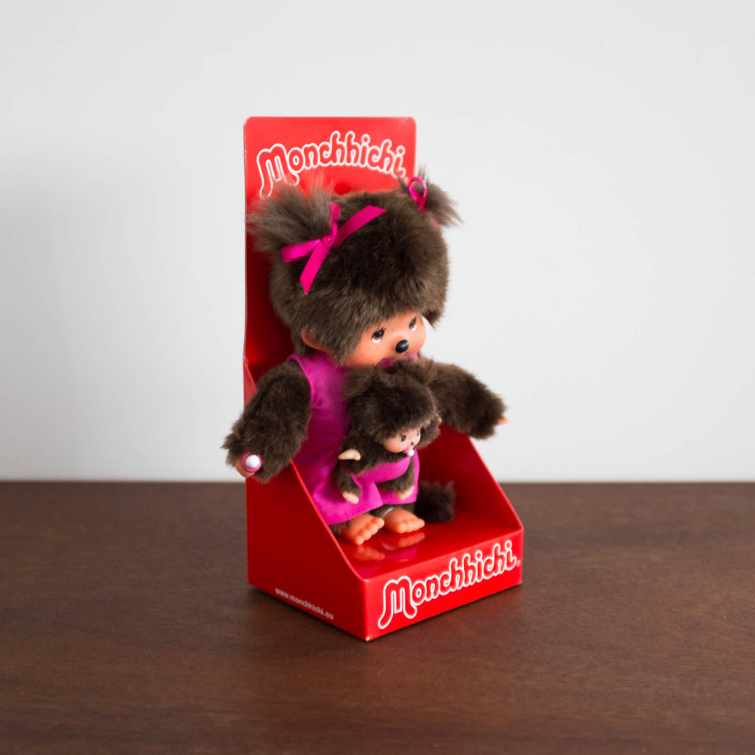 Monchhichi Mama and Baby Doll