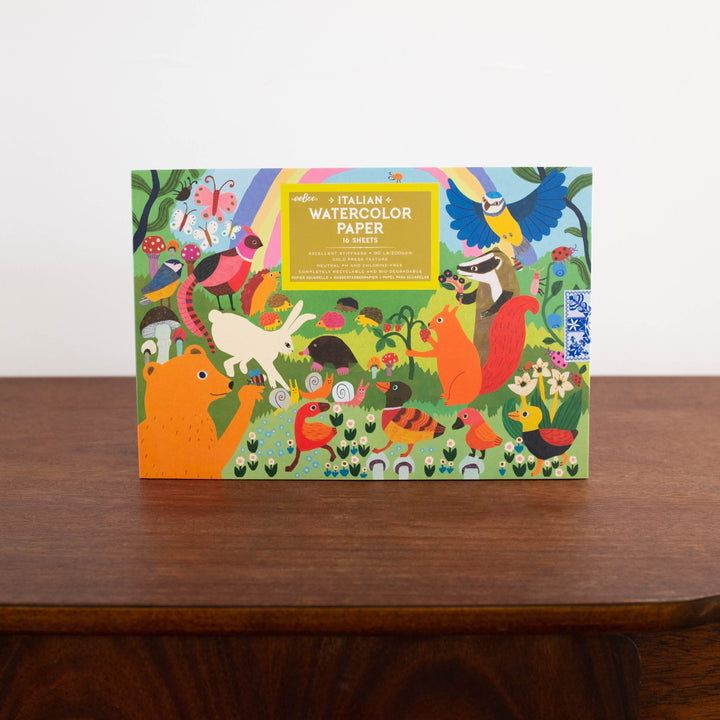 Watercolor Paper Pad- Woodland Rainbow