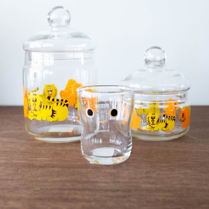 Japanese Kids Glass Cup- Smile Face (Small)