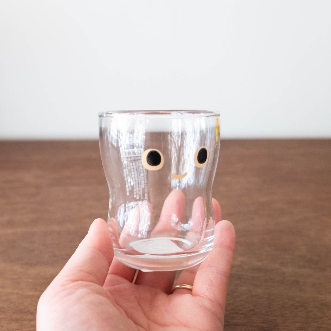 Japanese Kids Glass Cup- Smile Face (Small)