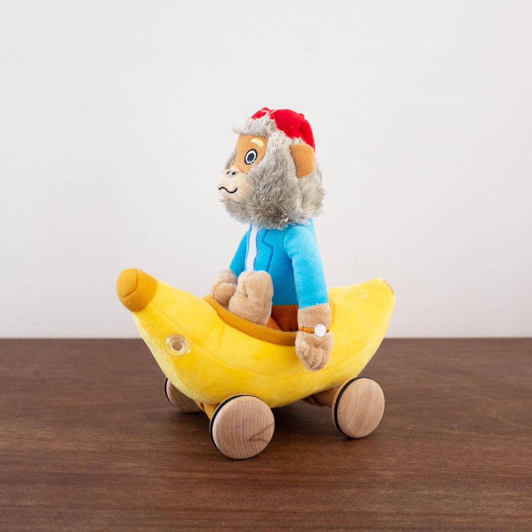 Richard Scarry Dolls- Bananas Gorilla with Bananamobile
