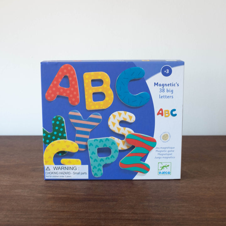 NEW Wooden Magnets- 38 Big Letters