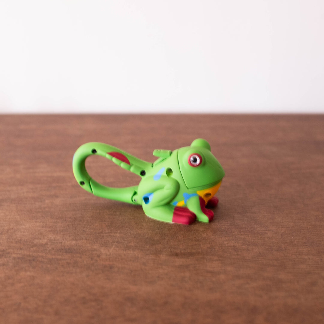Animal Carabiner Flashlight - Green Frog