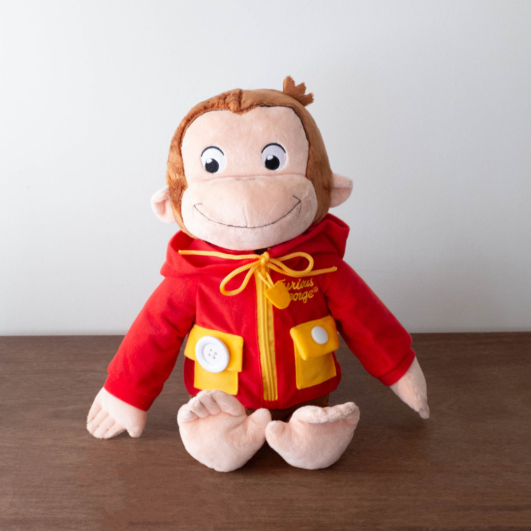 Curious George Learn To Dress Plush