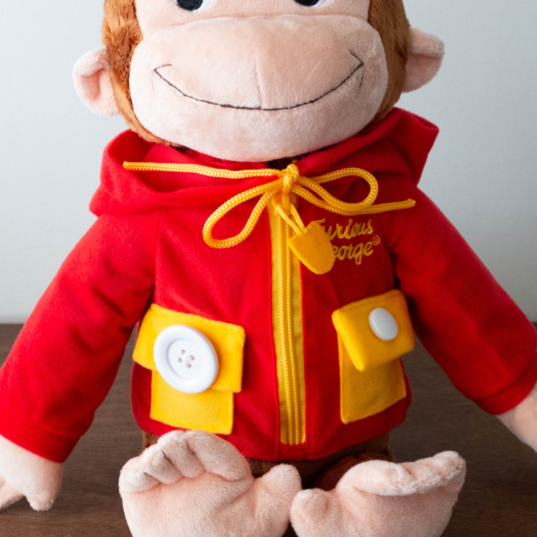 Curious George Learn To Dress Plush