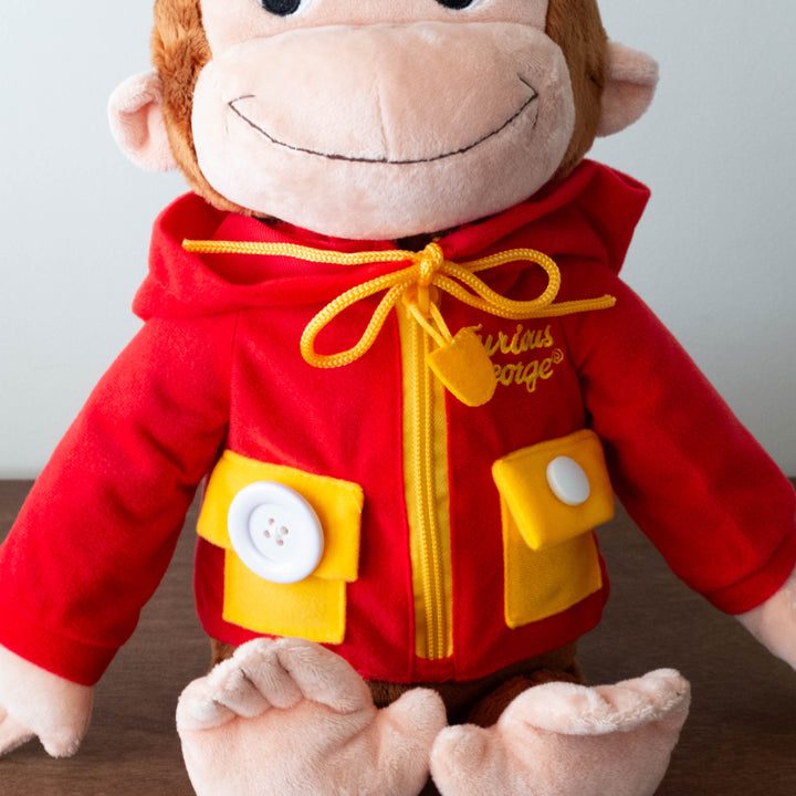 Curious George Learn To Dress Plush