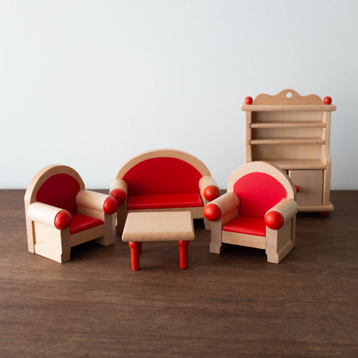NEW Wooden Montessori Doll Furniture- Living Room
