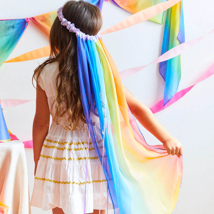 NEW Rainbow Play Veil Crown