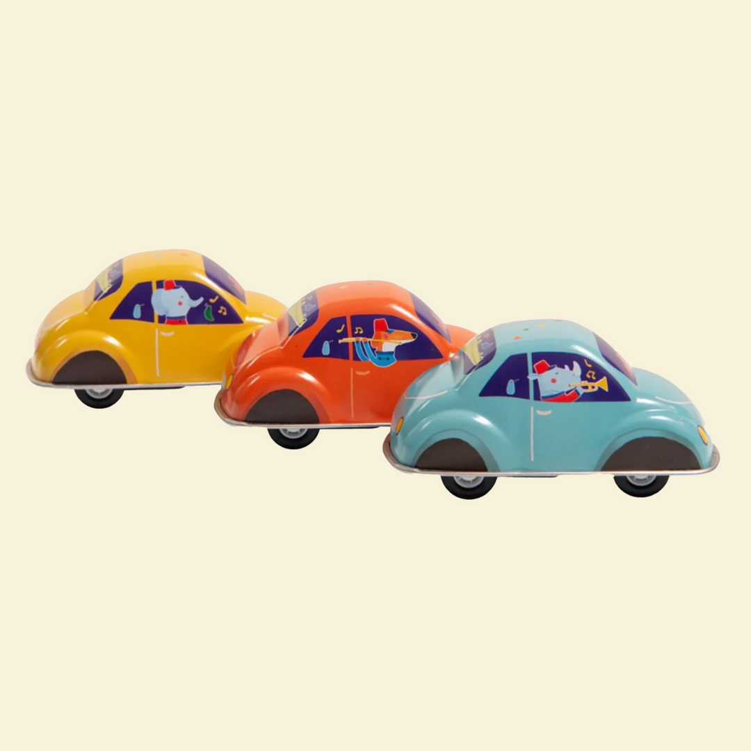 NEW Retro Tin Friction Car- Assorted Colors