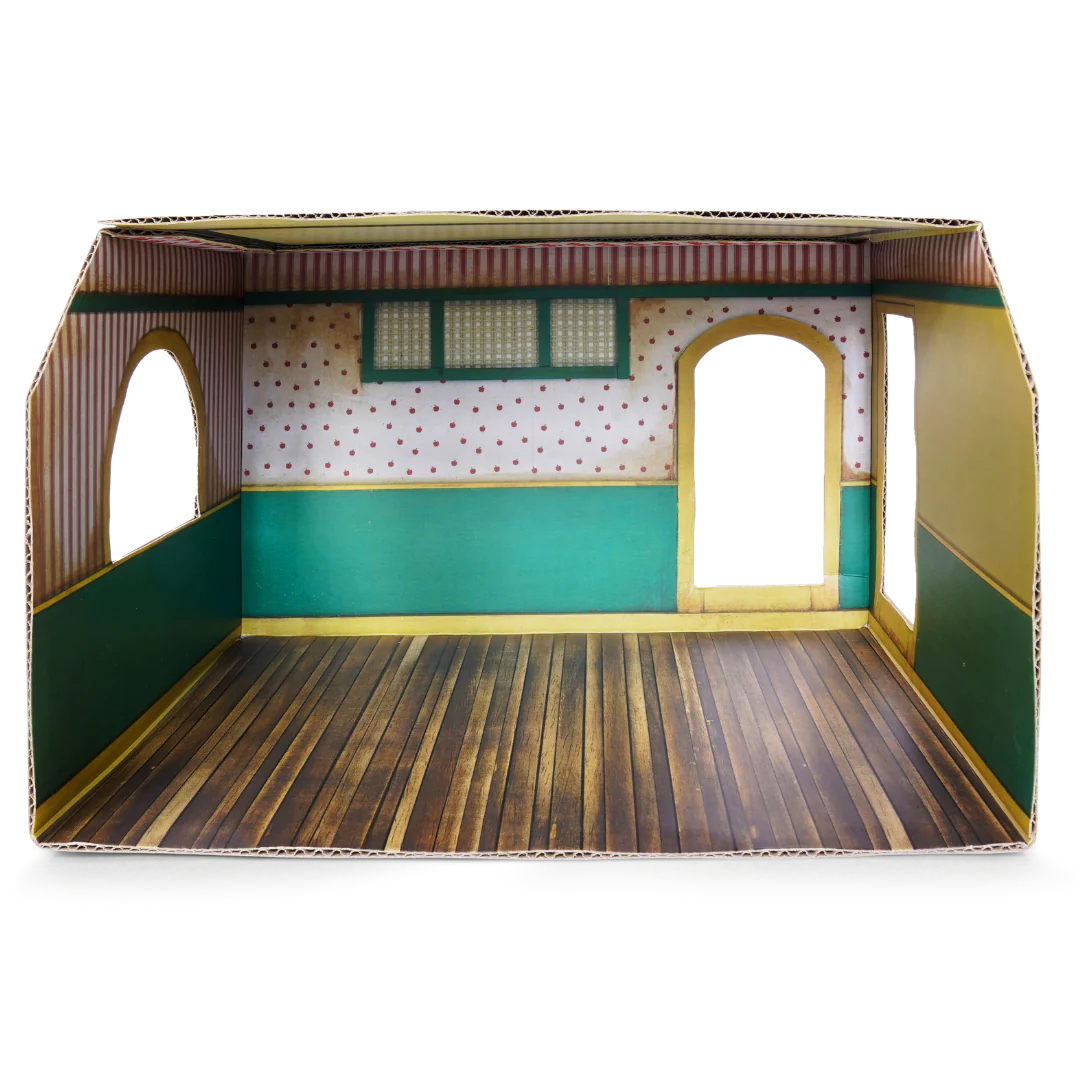 NEW Mouse Mansion Playhouse DIY- Cardboard Shop Room