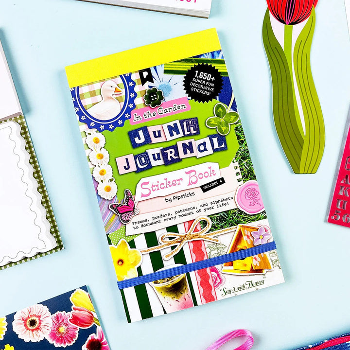In The Garden Junk Journal Sticker Book