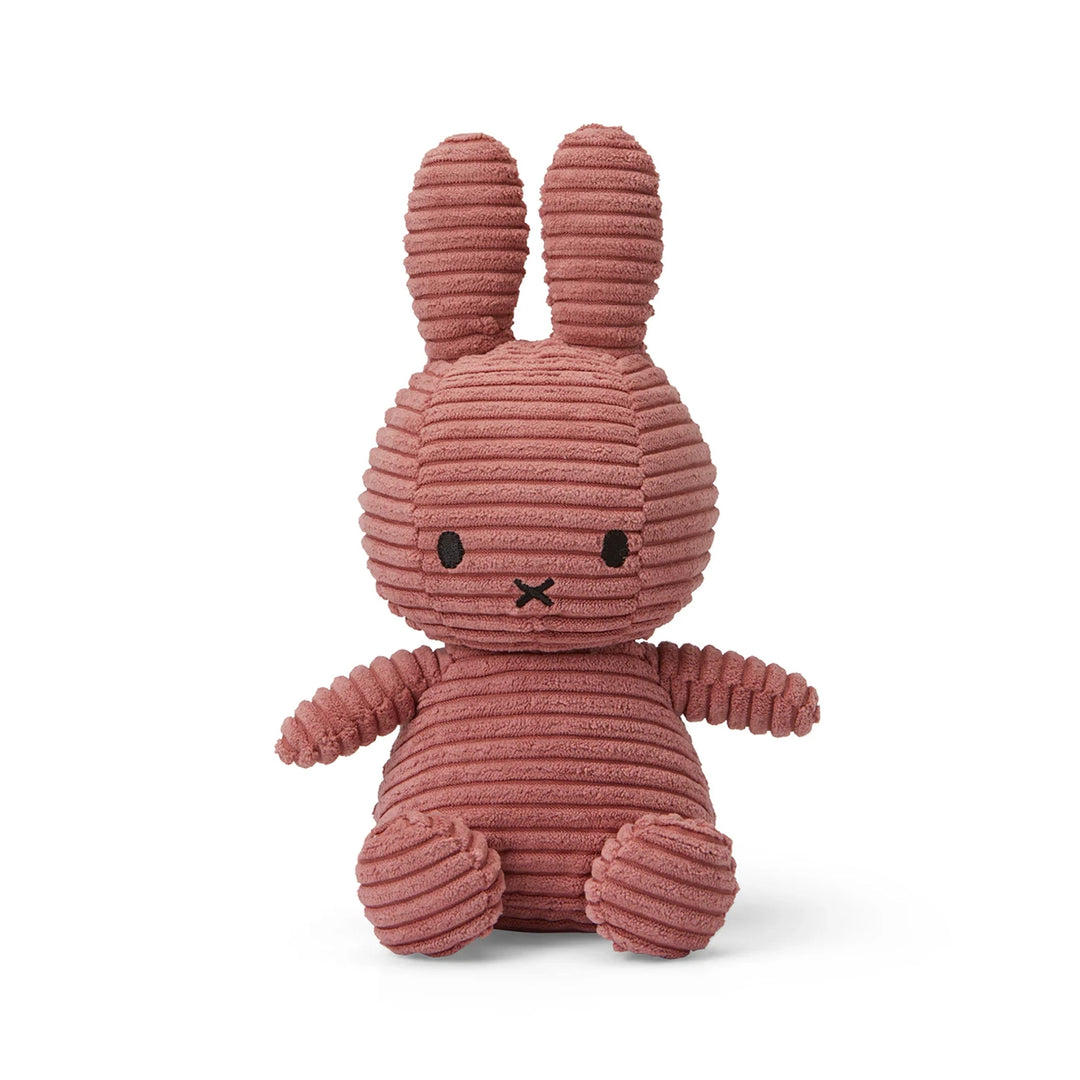 NEW Miffy Corduroy Plush Doll - 9" Dusty Rose Pink