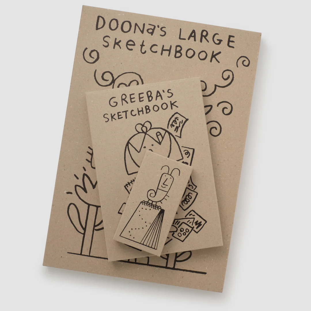 Doona and Greeba Sketchbooks: Available in 2 Sizes